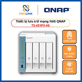Thiết bị lưu trữ mạng NAS Qnap TS-431P3-4G- hàng chính hãng