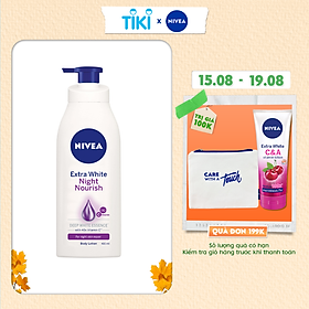 Sữa Dưỡng Thể Trắng Da Nivea Ban Đêm 400ml - 88126 - NIVEA OFFICIA