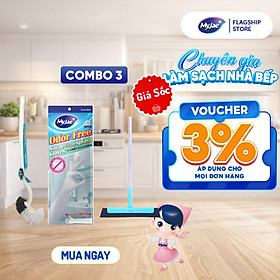 SỐ LƯỢNG CÓ HẠN - Bộ 3 món dụng cụ vệ sinh nhà tắm tiện lợi, thông minh, tiết kiệm thời gian