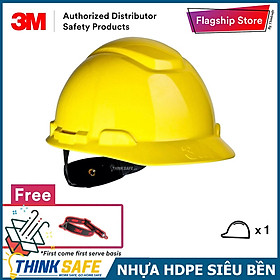 Mua Mũ bảo hộ 3M H701R  nhựa HDPE siêu cứng  khóa vặn  dây nón co giãn  lồng nón 4 chấu điều chỉnh được độ cao - Thinksafe