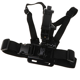 Chest Mount Harness Strap Holder with Cell Phone Clip