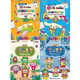 Combo Bé Tô Màu Cinnamoroll + Bé Tô Màu Baby Three (Bộ 4 Cuốn) - HA
