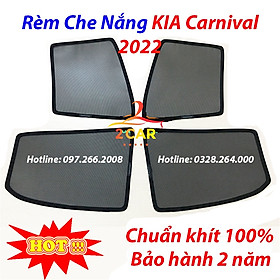 Rèm Che Nắng Xe Kia Carivan, Kia Carnival 2021- 2022- 2023 có hút nam châm
