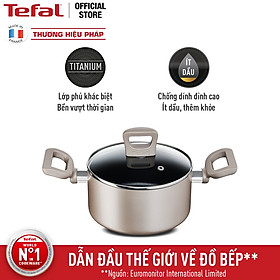 Nồi chống dính đáy từ Tefal Sensations H9104614 24cm - Hàng chính hãng