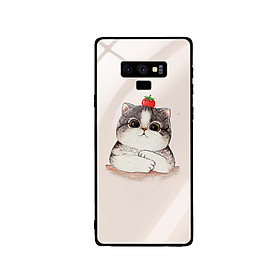 Ốp Lưng Kính Cường Lực cho điện thoại Samsung Galaxy Note 9 - Cat 05