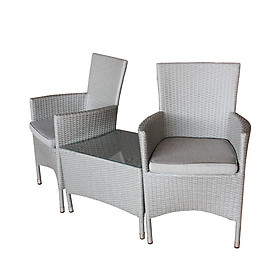 Mua Bộ bàn ghế giả mây xám Furnist Balcony