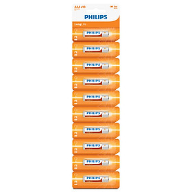 Combo 3 Vỉ - Pin Kẽm Philips AAA R03L10S (30 Viên Pin AAA)