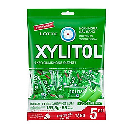 Kẹo Cao Su Xylitol Lime Mint 159,5g