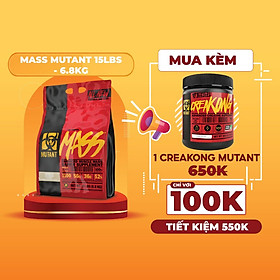 Sữa Tăng Cân MUTANT MASS 15Lbs (6.8 Kg)
