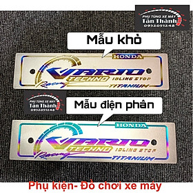 Bảng tên titan dành cho Vario