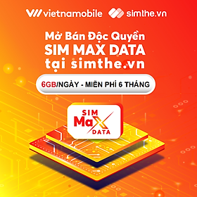 Hình ảnh [FREE 6 Tháng - Đầu Số 092] SIM MAX DATA 4G VIETNAMOBILE - 6GB/Ngày. Bắt Buộc Kích Hoạt Sim Qua App Của Nhà Mạng Để Dùng. Trọn Gói 6 Tháng Không Cần Nạp Tiền - Hàng Chính Hãng