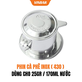 Mua PHIN CÀ PHÊ INOX ( 430 ) DÙNG CHO 25GR / 170ML NƯỚC