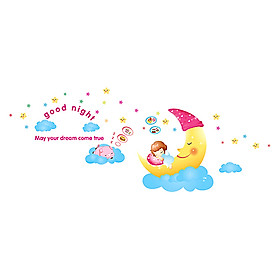 Mua Decal Dán Tường Mặt Trăng Binbin EB250 (170 x 80 cm)