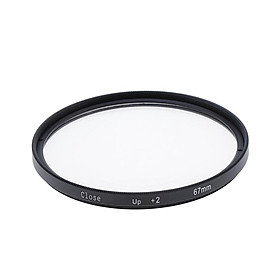 67mm Lens Close-up Filter +2 Diopters for 10 18 8 15 70 200mm