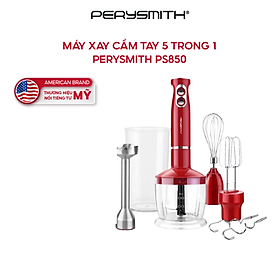 Mua Bộ 5 sản phẩm máy xay sinh tố cầm tay 850W PerySmith PS850 - Hàng chính hãng
