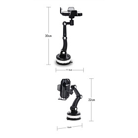 Mua Giá đỡ điện thoại trên ô tô SEAMETAL dạng kẹp xoay 360 độ siêu chắc chắn chống rung- Hàng chính hãng