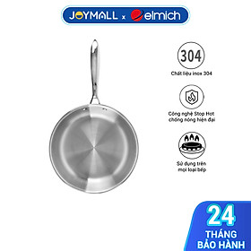 Mua Chảo Nguyên Khối Sâu Lòng Inox 304 Elmich Trimax EL-3846 Nhiều Size Hàng Chính Hãng  Đáy Từ -JoyMall