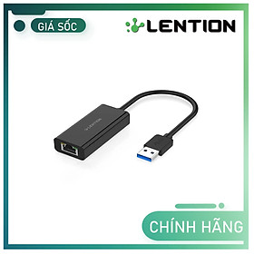 Bộ chuyển đổi USB-A sang RJ45 (1000M) Lention HU404GE Hàng Chính Hãng