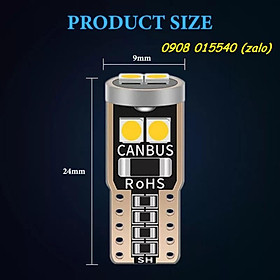 1 bóng Led T10 Demi, Xi nhan, mặt đồng hồ xe máy