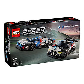 Đồ Chơi Lắp Ráp Siêu Xe Bmw M4 Gt3 & Bmw M Hybrid V8 LEGO SPEED CHAMPIONS 76922 (676 chi tiết)