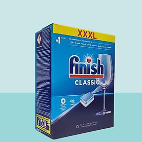 Hộp 100 viên rửa chén Finish Classic Dishwasher Tablets Lemon PTT025446 - hương chanh