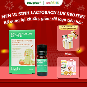 Men vi sinh LACTOBACILLUS REUTERI Bổ sung vi khuẩn có lợi, giảm rối loạn tiêu hoá 5ml