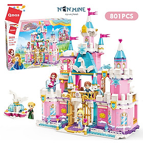 Bộ Xếp Hình Lắp Ráp Cho Bé Gái Qman 2616 Ngôi Nhà Ngắm Cảnh 801 Chi Tiết 4 Minifigures Cho Trẻ Từ 6 Tuổi