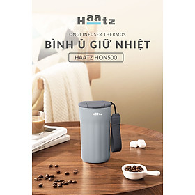 Cốc Giữ Nhiệt ONGI HAATZ 0,5L HON500 - Kèm Phiên Lọc, Chất Liệu inox 316 - Hàng Chính Hãng Bảo Hành 2 Năm