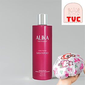 Dầu Gội Nữ Alika For Women, Ngăn Rụng Tóc Gàu Ngứa Da Đầu, Kích Mọc Tóc, Dưỡng Tóc Mềm Mượt Chắc Khỏe, Tặng Mũ Trùm Tóc Ngẫu Nhiên