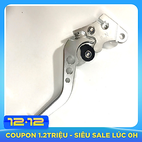 Tay thắng đùm chỉnh 6 số dành cho xe máy (bạc)
