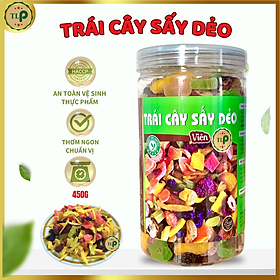 TRÁI CÂY SẤY DẺO MIX NHIỀU LOẠI HẠT GIÀU CHẤT DINH DƯỠNG - HỘP 450G