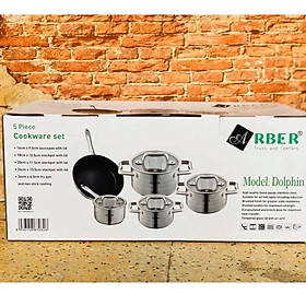 Mua BỘ 5 NỒI CHẢO ARBER AN05 DOLPHIN