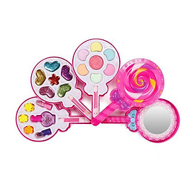 Makeup Palette for Girls Washable Cosmetic Kit Beauty Set for Party Game Nail Polish Eye Shadow Lip Gloss