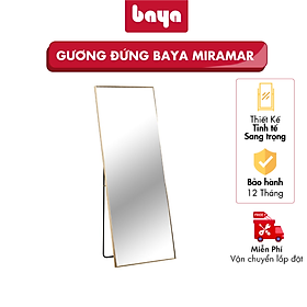Mua Gương Đứng Soi Toàn Thân BAYA MIRAMAR Tráng Bạc Dày 3mm Khung Bằng Nhôm Mạ Vàng Đánh Xước Cao Cấp Phù Hợp Trang Trí Phòng Khách  Phòng Ngủ Sang Trọng Quý Phái 2000396