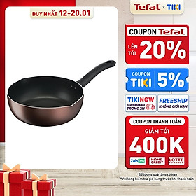 Mua Chảo sâu lòng chống dính đáy từ Tefal Day by Day 24cm  dùng cho mọi loại bếp- Hàng chính hãng