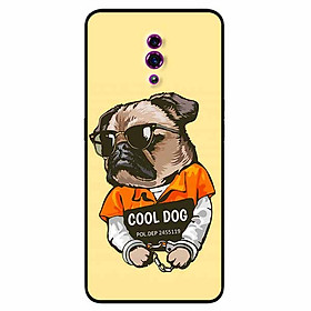 Ốp lưng dành cho Oppo Reno mẫu Cún Lạnh Lùng