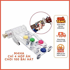 Mua MÁY BẤM HỢP ÂM GUITAR ACOUSTIC - M4HA - Chuyển 4 Hợp Âm Guitar Chơi Cả Trăm Bài - luyện tập chuyển hợp âm guitar