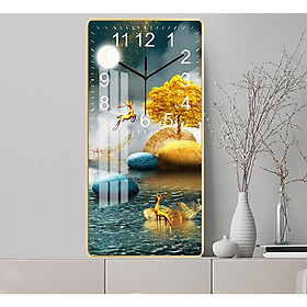 Mua Đồng hồ treo tường sang trọng họa tiết độc đáo(giao mẫu ngẫu nhiên)