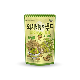Hạnh nhân tẩm wasabi Tom' Farm 210g Hàn Quốc