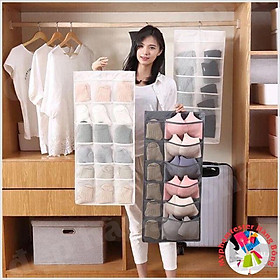 Túi treo tất, đồ lót 30 ô dùng 2 mặt