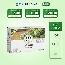 Cozy 365 Trà Atiso (Artiso Tea) 25 gói x 2g Hộp