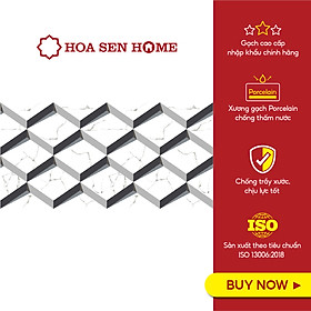 Mua Gạch men ốp tường LUSTRA INEMB0601200058 họa tiết 3D khối lập phương  phong cách  độ hút nước dưới 0.5%  kích thước 600mmx1200mm  thùng 2 viên - Hàng chính hãng