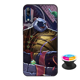 Ốp lưng nhựa dẻo dành cho Vsmart Active 1 Plus in hình Zuka Đại Phú Ông - Tặng Popsocket in logo iCase - Hàng Chính Hãng