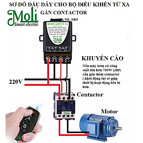 Mua Bộ công tắc điều khiển từ xa bật tắt máy bơm bình nóng lạnh...công suất lớn 3000W/220V có chức năng học lệnh dễ dàng