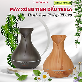 Mua Máy khuếch tán tinh dầu TESLA - Máy xông tinh dầu hình hoa Tulip TL029 cho phòng khách có đèn 7 màu tự chuyển đổi