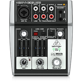 Mixer 3 cổng Behringer XENYX 302USB - Hàng Nhập Khẩu