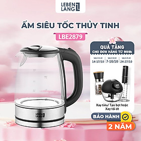 Mua Ấm siêu tốc LEBENLANG LBL2879 bằng thủy tinh chịu nhiệt - hành chính hãng