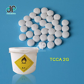 Mua Xô 5kg Clo viên 2g  Viên sủi TCCA 2g diệt khuẩn  xử lí nước bể bơi  dùng trong nuôi trồng thủy sản