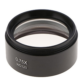 0.75X Auxiliary Objective Lens for Stereo Microscope Working Distance 117mm