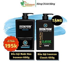 Dầu gội nhiệt Ironman Encounter 650g + Dầu gội Ironman classic For boss